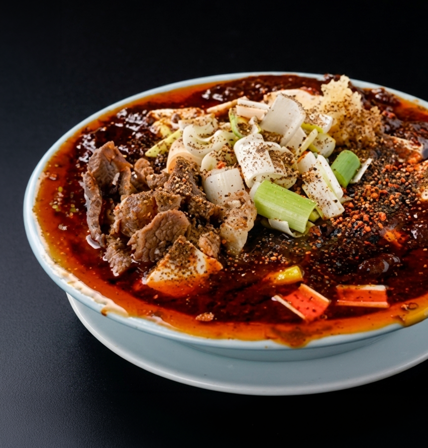 旨辛背徳赤醤麺